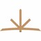 Ekena Millwork Alberta Timber Gable Bracket, Western Red Cedar, 108"W x 58"H x 5 1/2"D x 5 1/2"F, 13/12 Pitch GBW108X58X0606ALB00SWR - alternate 1